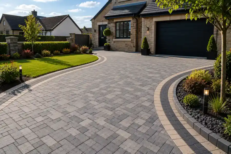 Block-paved driveway in South Queensferry by Kingsknowe Building & Landscaping