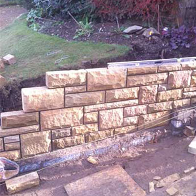 Bricklaying project in Edinburgh by Kingsknowe Building and Landscaping