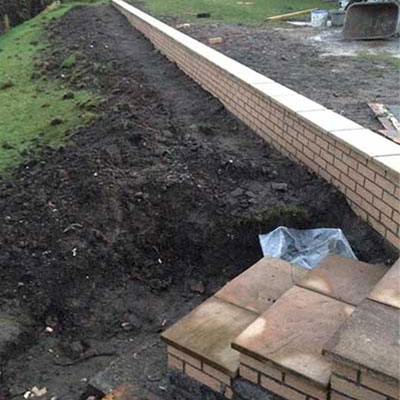 Garden bricklaying project in Edinburgh by Kingsknowe Building and Landscaping