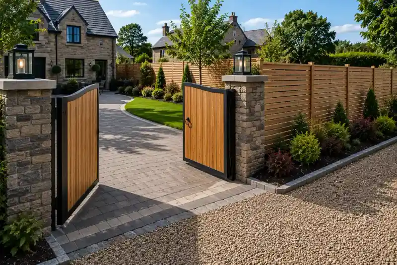 Fencing & Gates completed in Edinburgh by Kingsknowe Building & Landscaping