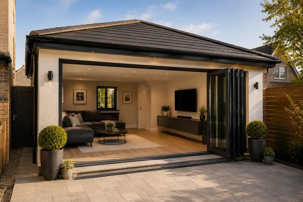 Garage Conversions completed in Edinburgh by Kingsknowe Building & Landscaping