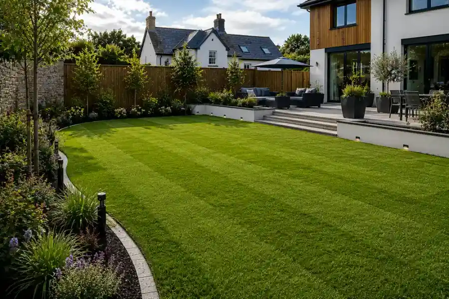 Turfing & Lawn Installation completed in Edinburgh by Kingsknowe Building & Landscaping